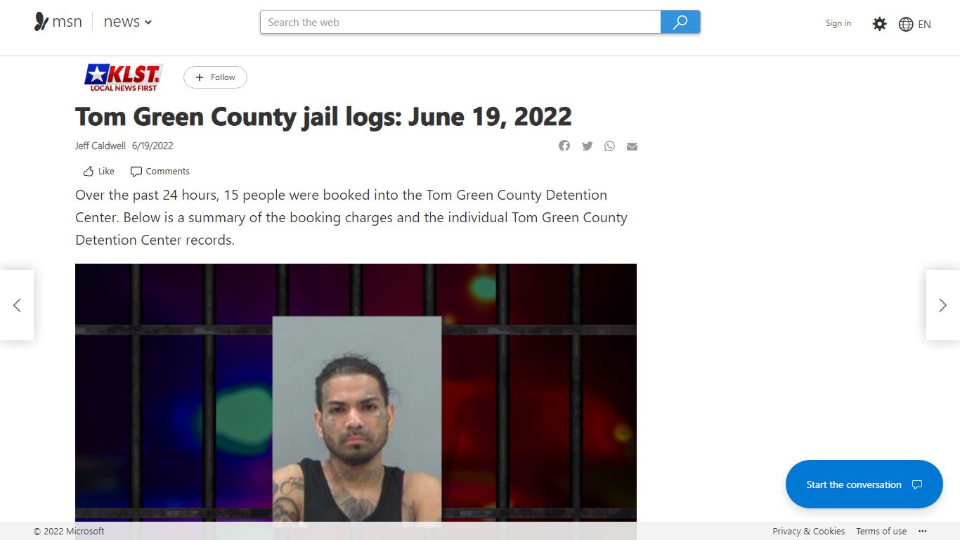 Tom Green County jail logs: June 19, 2022 - msn.com